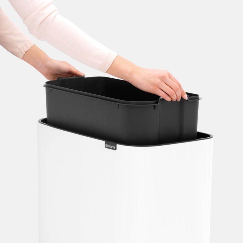 Brabantia Mülleimer Bo Touch Bin 36 L, weiss