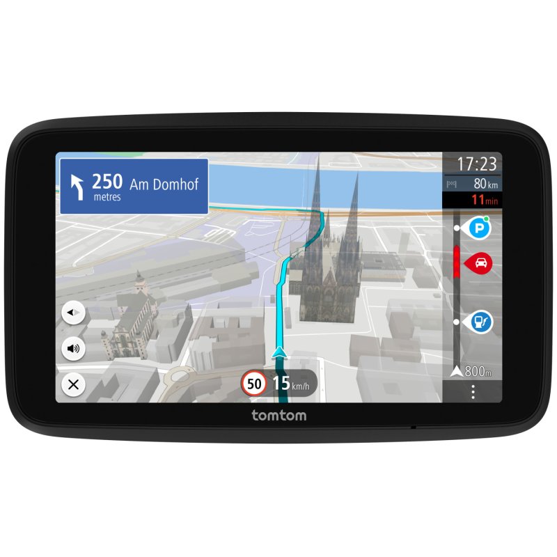 TomTom GO navigateur Portable/Fixe 15,2 cm (6") Écran tactile 270 g Noir