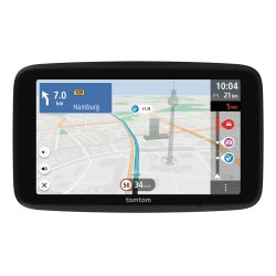 TomTom GO Camper Tour navigateur Fixé 15,2 cm (6") Écran tactile Noir