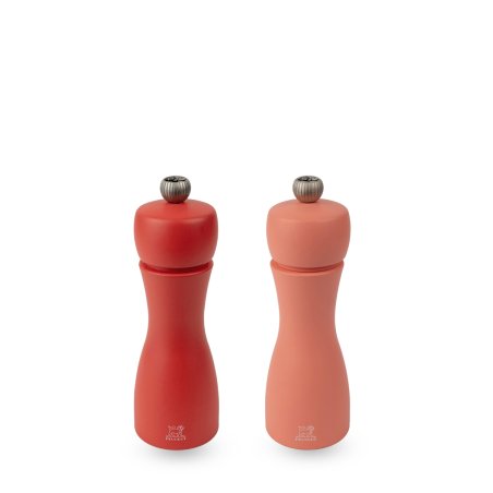 Peugeot Tahiti Ensemble de poivrière et salière Corail, Rouge