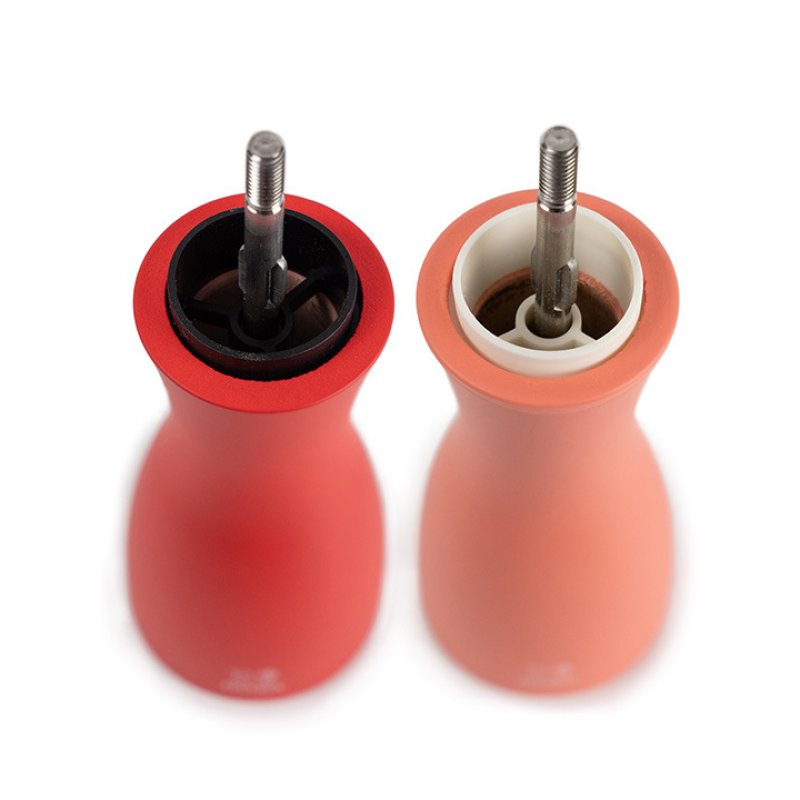 Peugeot Tahiti Ensemble de poivrière et salière Corail, Rouge