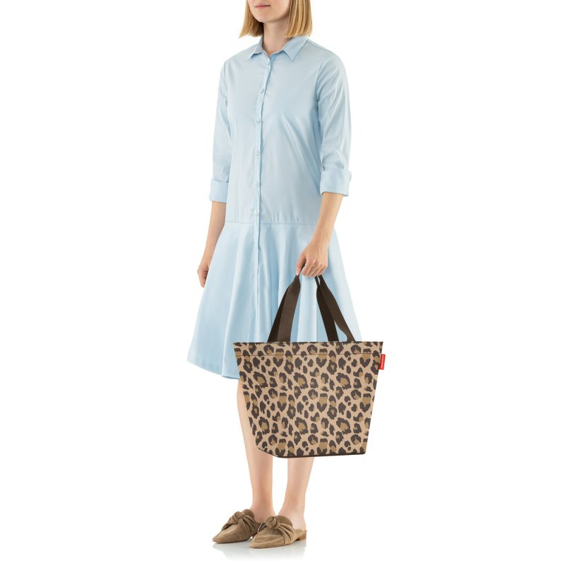 Reisenthel Shopper M leo macchiato