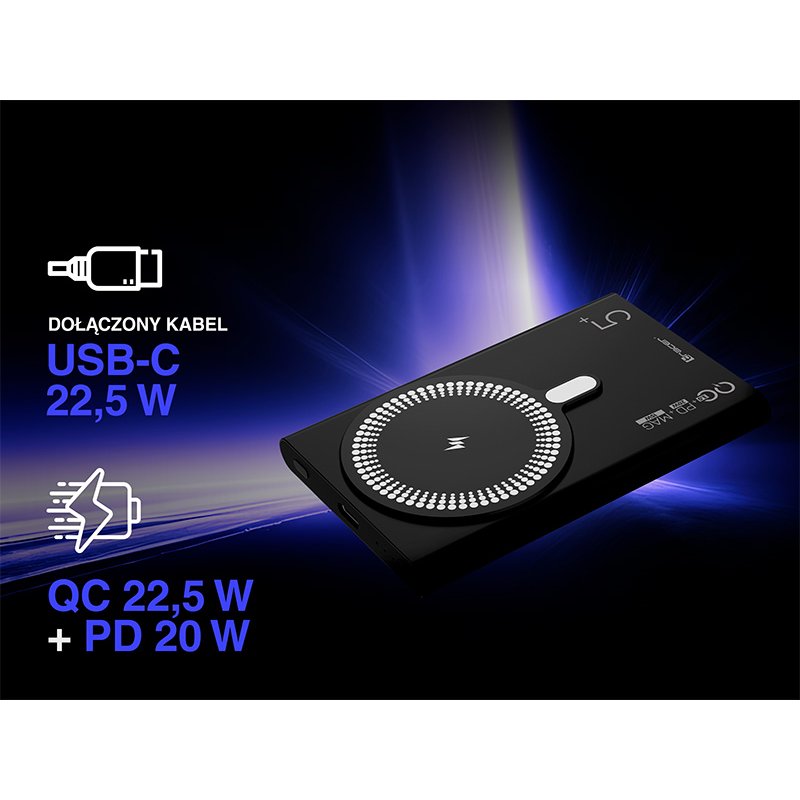 TRACER POWERBANK AIRMAG2 5000MAH PD20W 15W MAG