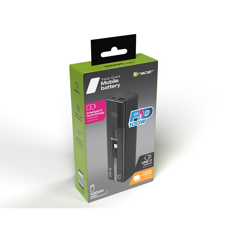 TRACER POWERBANK QUANT 10000MAH 100W PD QC