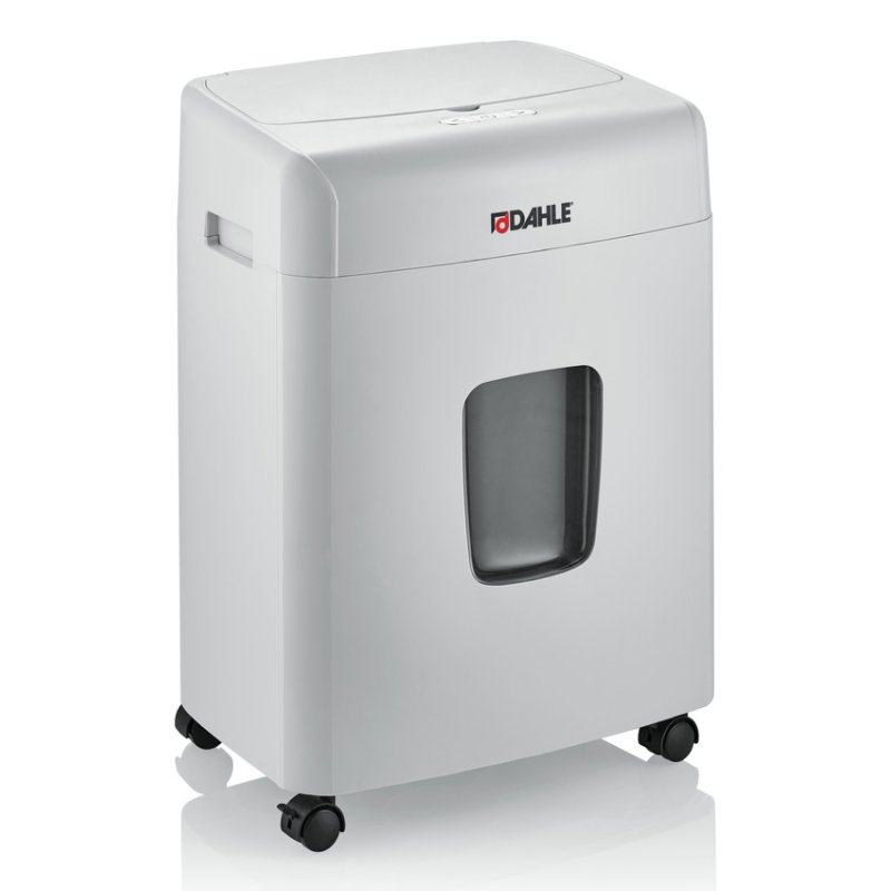 DAHLE ShredMATIC 90 Aktenvernichter mit Partikelschnitt bis 90 Blatt lichtgrau