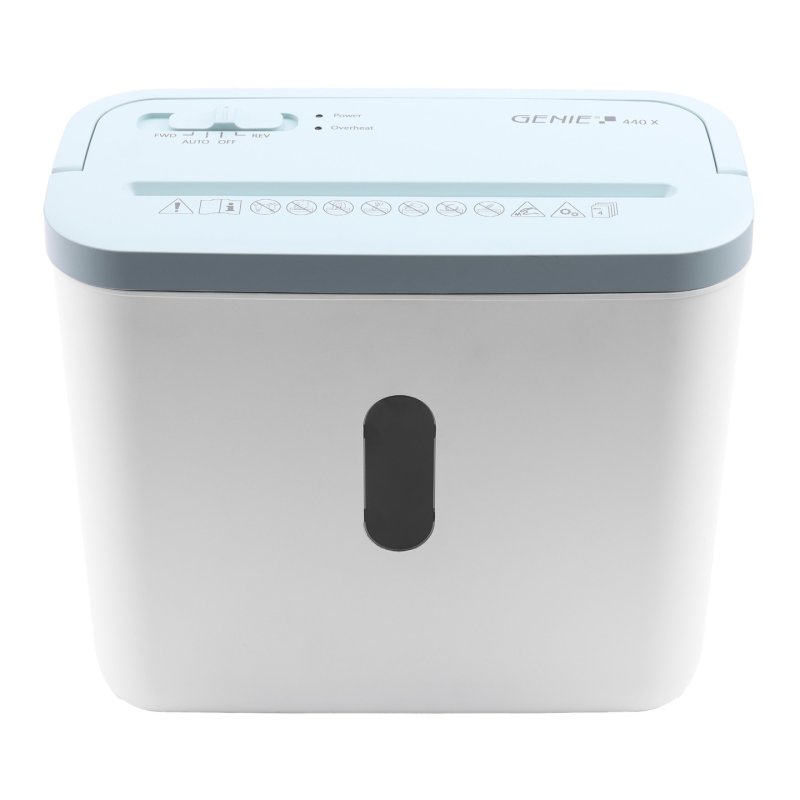 GENIE Aktenvernichter 440 X BL weiß-blau