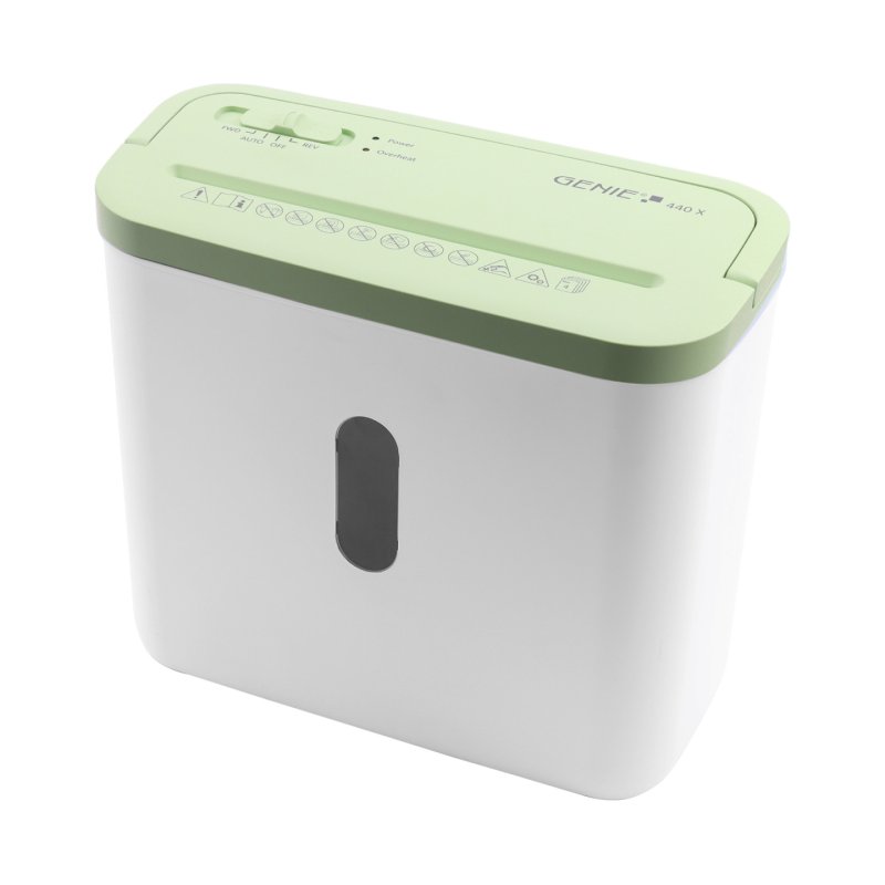 Genie 440 X GR paper shredder Cross shredding 72 dB Green, White