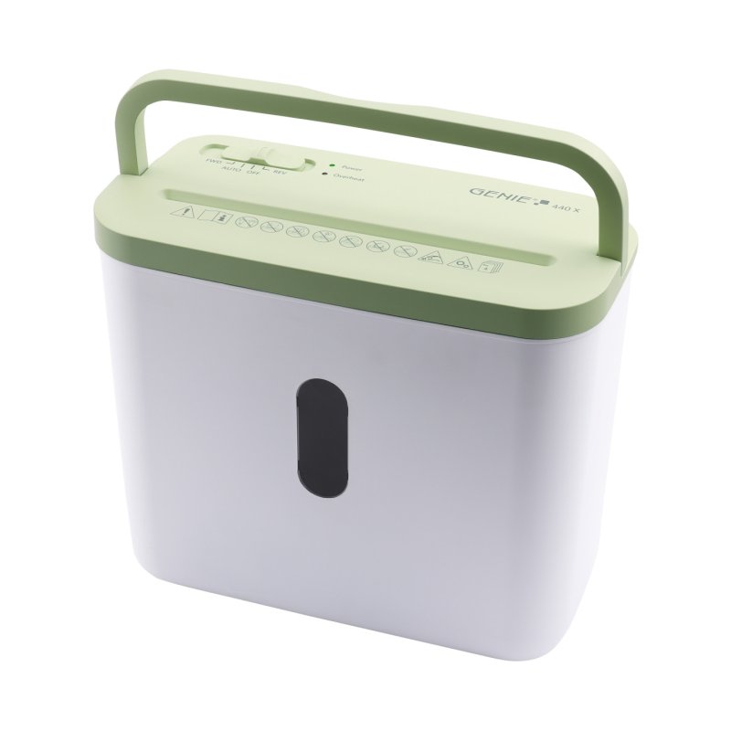 Genie 440 X GR destructeur de papier Destruction croisée 72 dB Vert, Blanc
