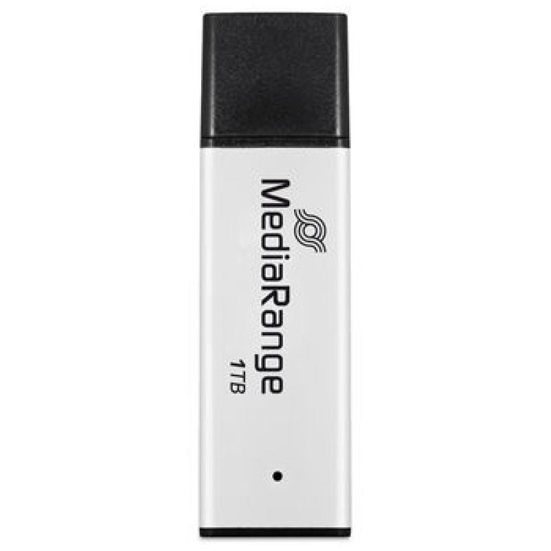 MediaRange MR1905-1 lecteur USB flash 1 To USB Type-A 3.2 Gen 1 (3.1 Gen 1) Noir, Argent