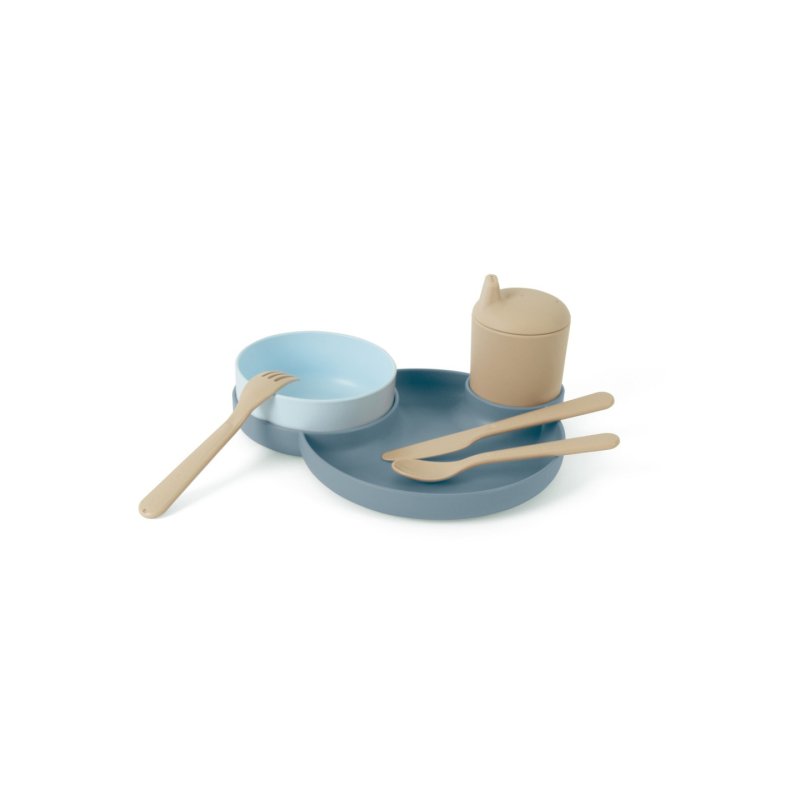 Dantoy - Tiny Dinner Set blue in foil (6080)