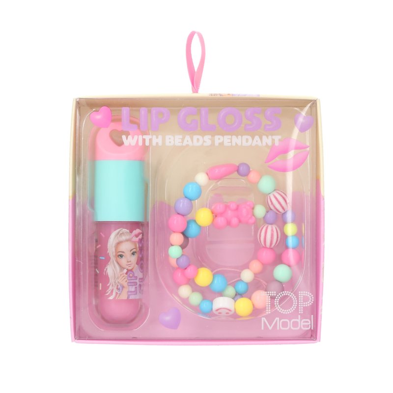 Topmodel - Lip Gloss with Beads Pendant - CANDY GLAM - 3 ml