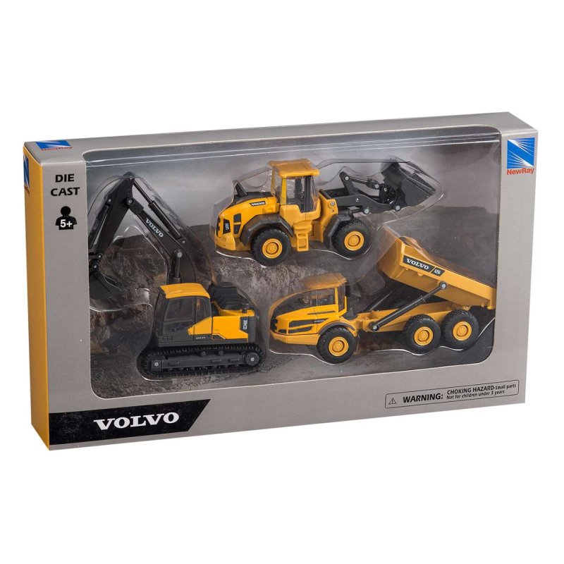 Speed Car - Metal Volvo Construction Vehicle Set (40722)