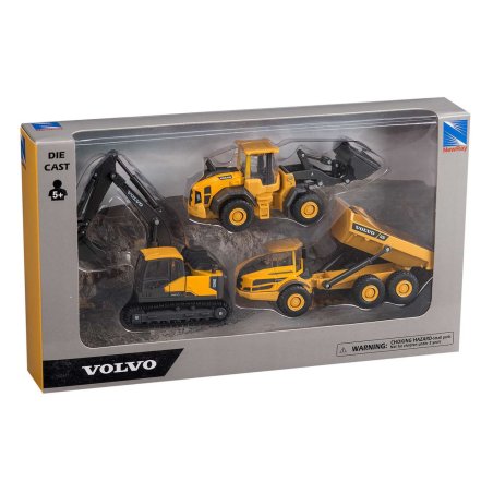 Speed Car - Metal Volvo Construction Vehicle Set (40722)