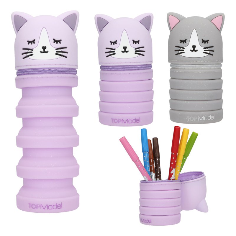 TOPModel Silicon Pencil Tube BLOOMING KITTY