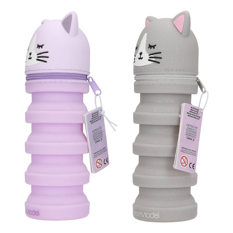 TOPModel 0413964 trousse à crayons Nylon, Polyéthylène téréphthalate (PET), Silicone, Zinc Gris, Violet