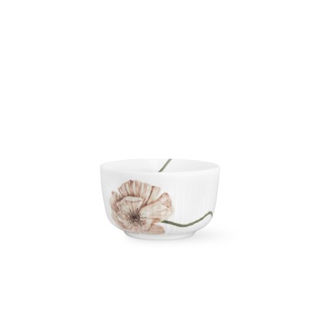 Kähler - Hammershøi Poppy Bowl - White w. Deco - Ø12 cm