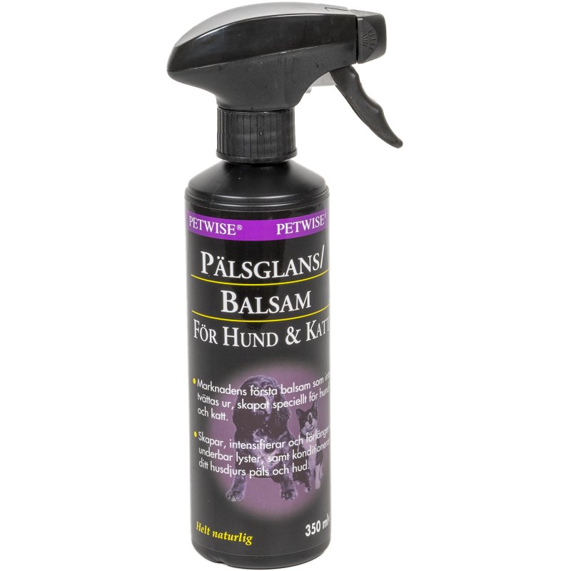 PETWISE - Pälsglans/Balsam Hund & Katt - 350 ml