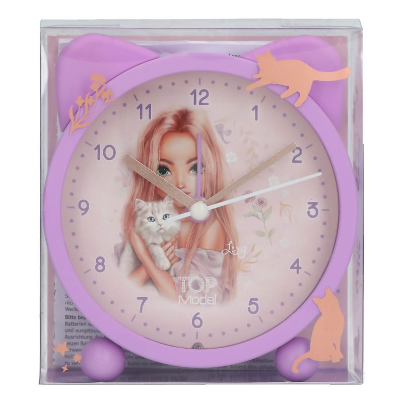 Topmodel - Alarm Clock - Blooming Kitty - Purple