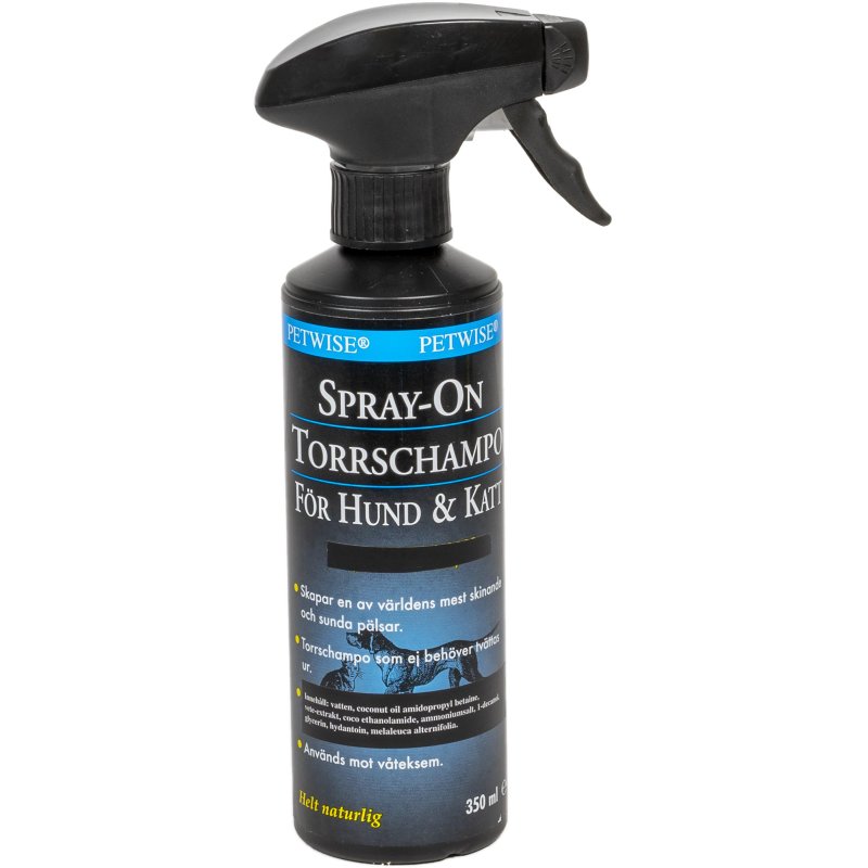 PETWISE - Spray on Torrschampo Hund & Katt - 350 ml