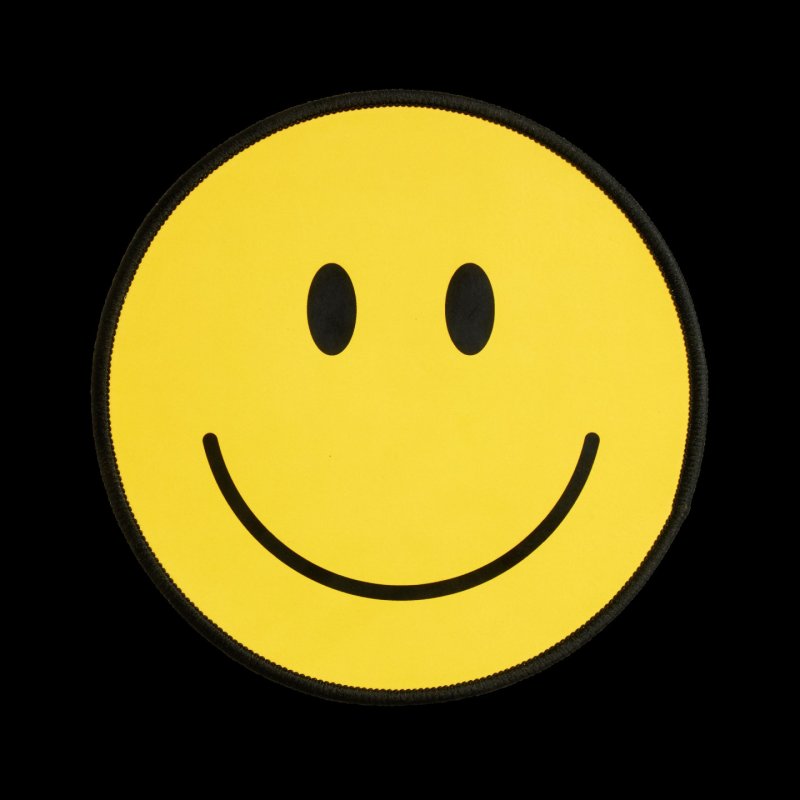 Mustard - Happy Face Mouse Mat - 24 cm x 20 cm