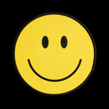 Mustard - Happy Face Mouse Mat - 24 cm x 20 cm