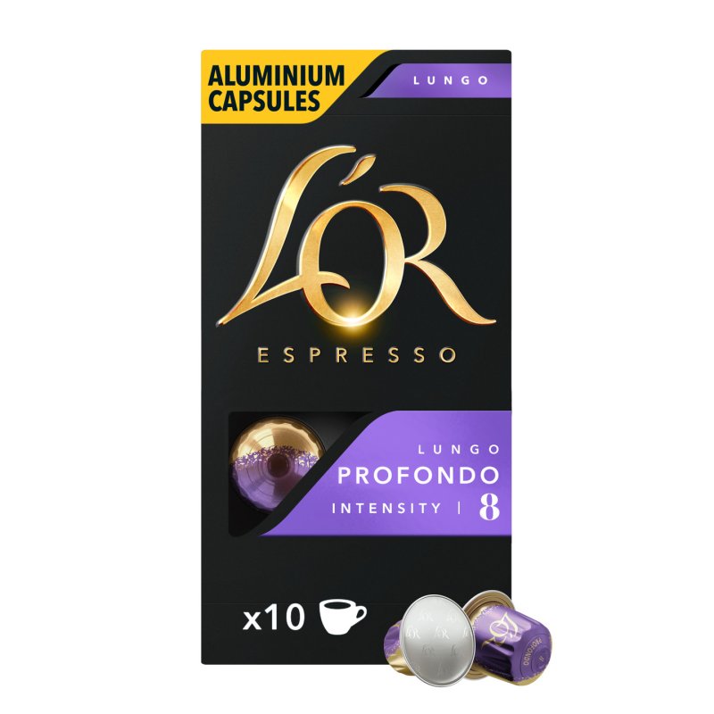 L'OR Capsules - Lungo Profondo - Coffee Capsules - 10 pcs