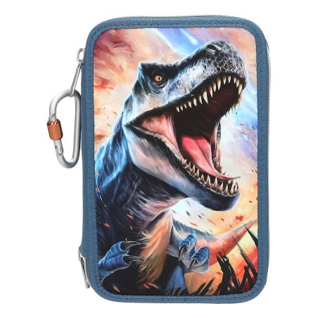 Dino World Action Triple Pencil Case