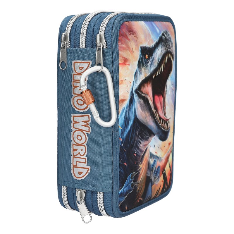 Dino World Action Triple Pencil Case