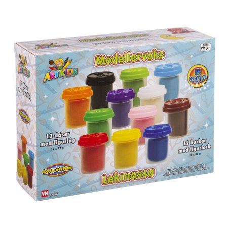 Artkids - 12 Cans Clay (32847)