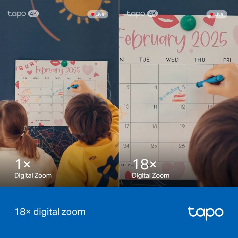 TP-Link Tapo C260 Caméra de sécurité IP Intérieure 3840 x 2160 pixels Plafond/Mur/Bureau