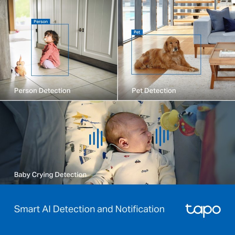TP-Link Tapo Pan/Tilt AI Home Security Wi-Fi Camera