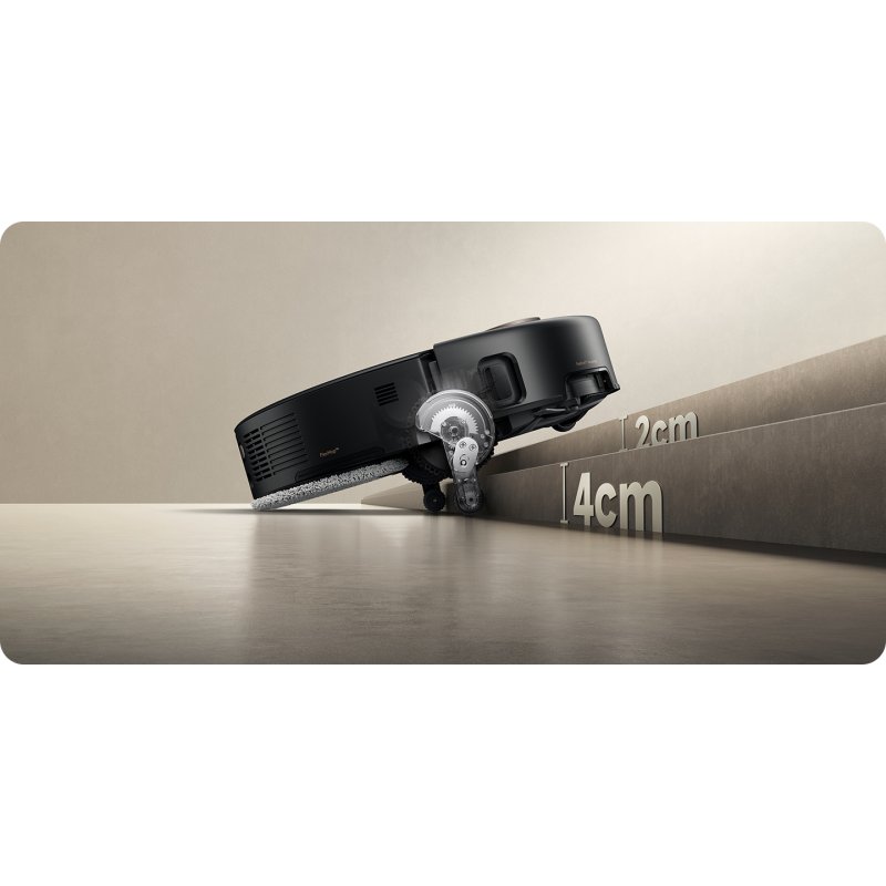 Mova V50 Ultra Complete Schwarz Saug-Wisch-Roboter mit Reinigungsstation