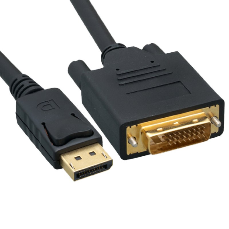 SBOX DP-DVI-2 câble vidéo et adaptateur 2 m DisplayPort Noir