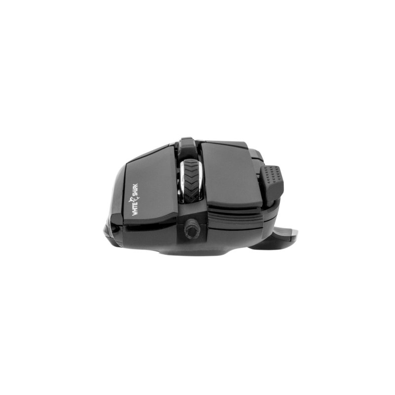 White Shark MARROK Black souris Droitier USB Type-A Optique 12000 DPI