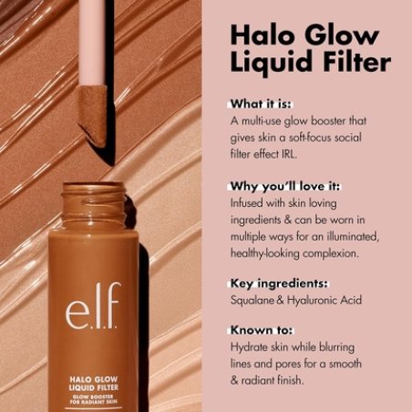 E.L.F. Halo Glow Liquid Filter Complexion Booster for a Glowing Soft-Focus