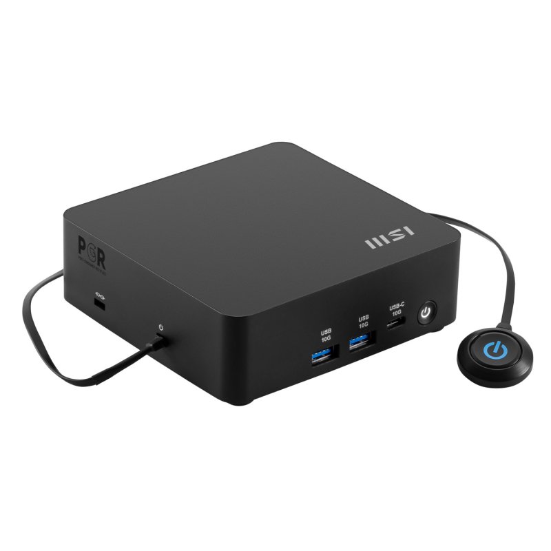 MSI Cubi NUC AI 1UMG-007EU Intel Core Ultra 5 125H 8 Go DDR5-SDRAM 512 Go SSD Windows 11 Home Mini PC Noir