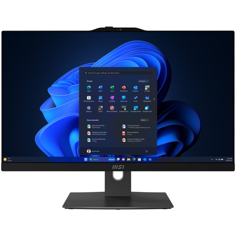 MSI Modern AM242TP 1M-1230EU Intel Core 3 100U 60,5 cm (23.8") 1920 x 1080 pixels Écran tactile PC All-in-One 8 Go