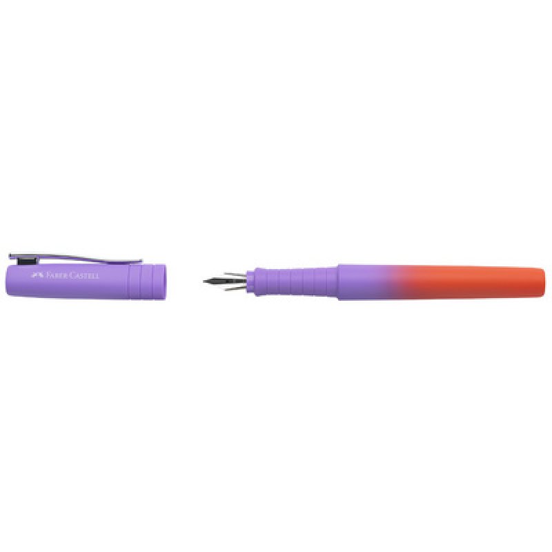 FABER-CASTELL Stylo plume POLY PEN, M, punching melon