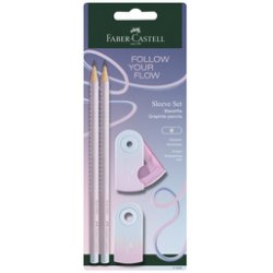 FABER-CASTELL Kit d'écriture GRIP Flow Edition, blushing sky