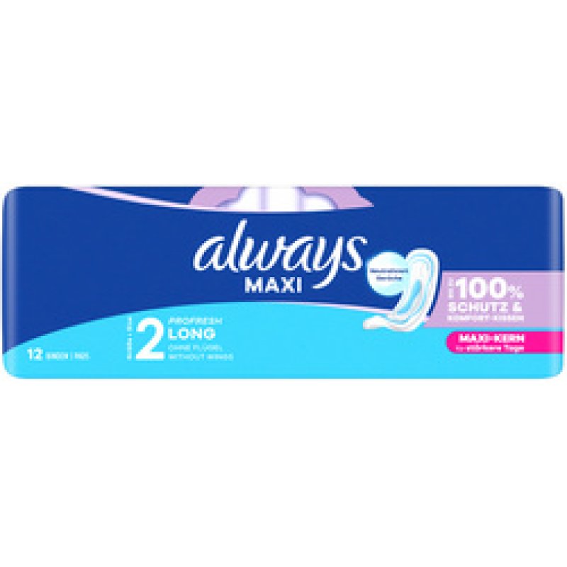 always Serviette hygiénique MAXI ProFresh Long, taille 2