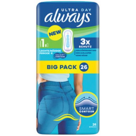 always Serviette hygiénique Ultra Day, Normal, BigPack