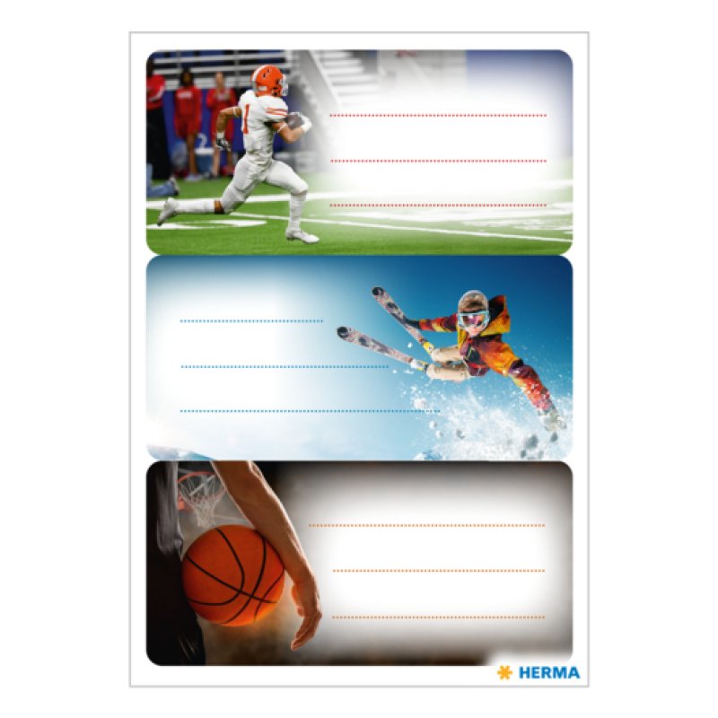 HERMA Étiquettes VARIO "Sport", 76 x 35 mm