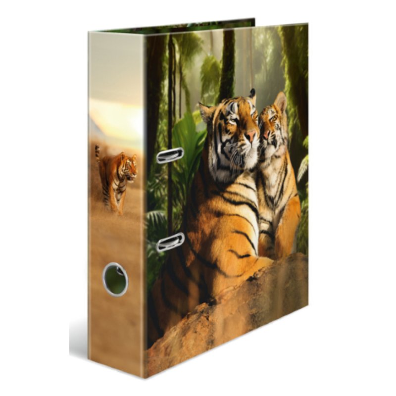 HERMA Classeur à motif "Animaux préférés" Tigre, A4