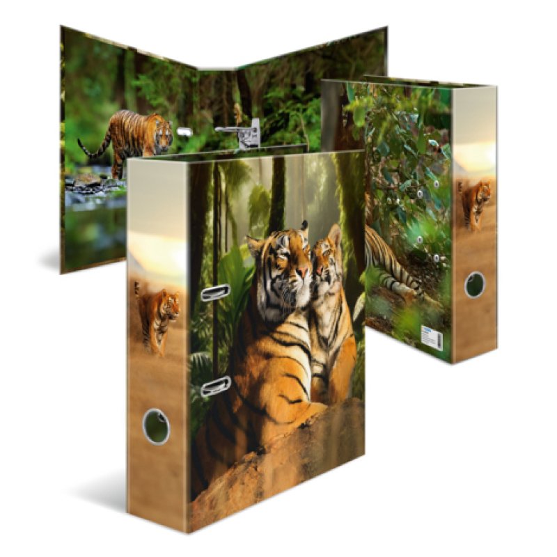 HERMA Classeur à motif "Animaux préférés" Tigre, A4