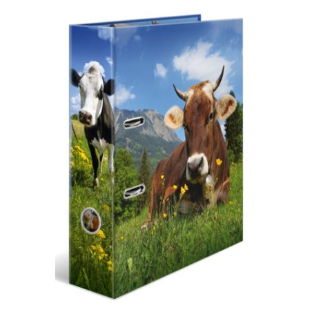 HERMA Classeur à motif "Vache d'alpages", A4