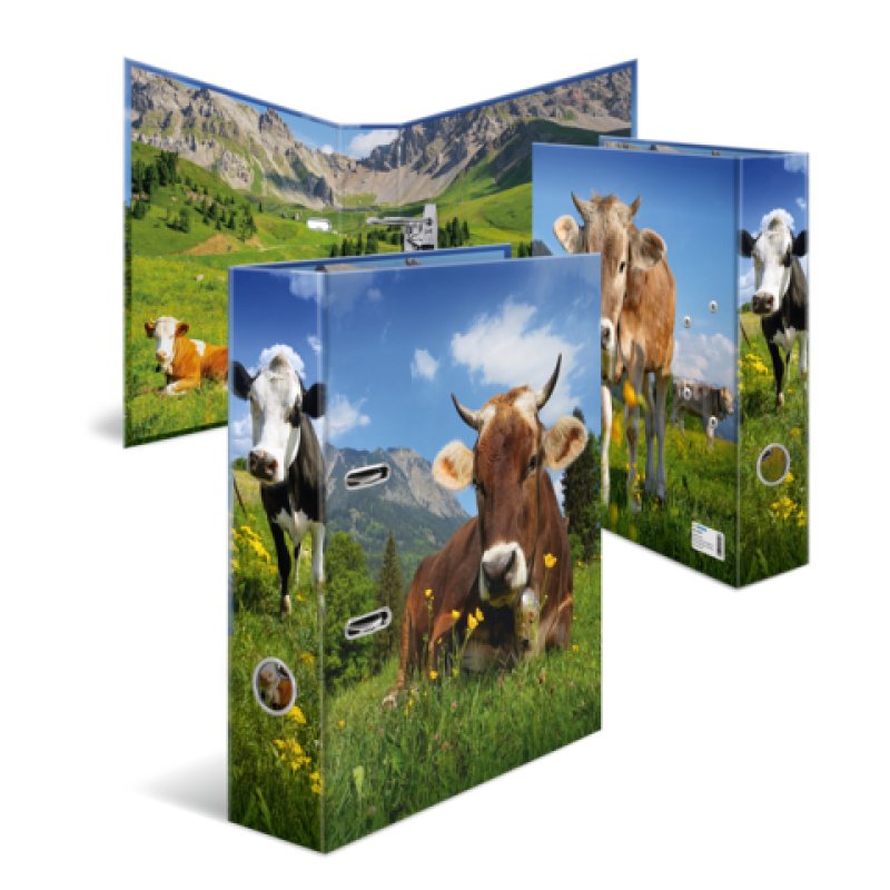 HERMA Classeur à motif "Vache d'alpages", A4