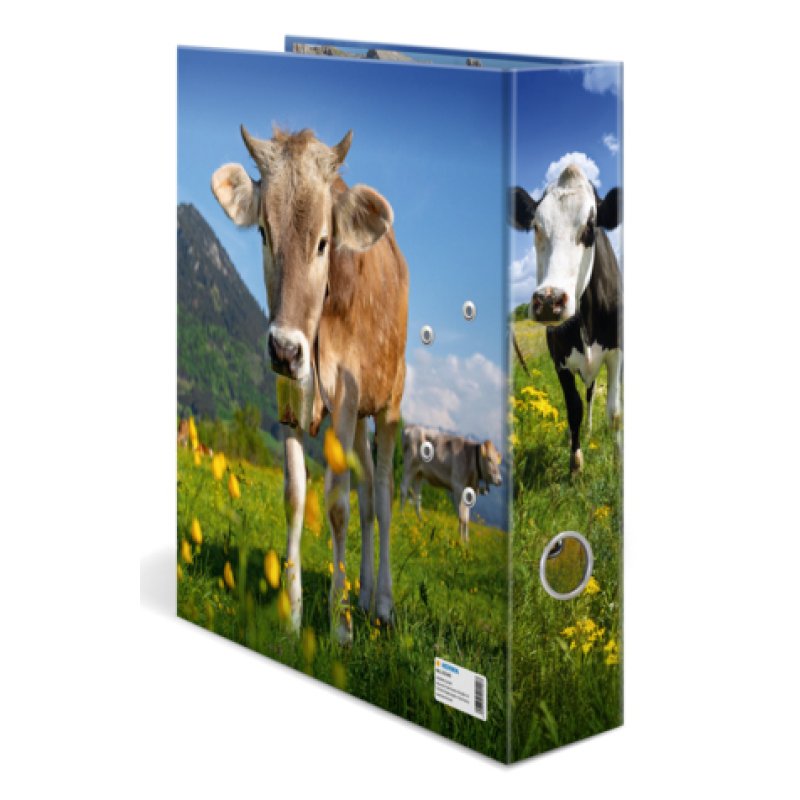 HERMA Classeur à motif "Vache d'alpages", A4
