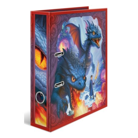 HERMA Classeur à motif "Dragons", A4, largeur du dos: 70 mm