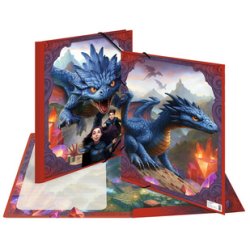 HERMA Chemise à élastique "Dragons", carton, A3