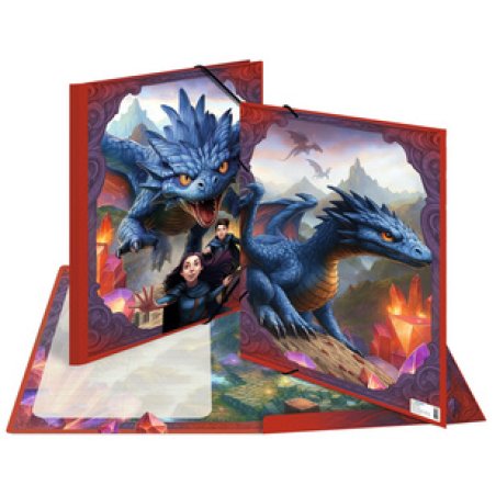 HERMA Chemise à élastique "Dragons", carton, A3